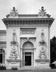 Porten til den militære udstilling på Verdensudstillingen, Paris, 1889